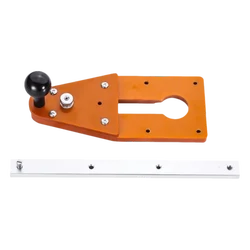 Precision Ergonomic Adjustable Router Circle Cutter with Ball Handle (Orange)