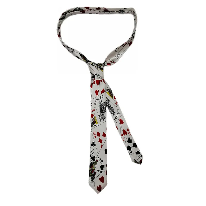 Classic Musical Notes Tie - Silky Narrow Necktie for Piano  Guitar Lovers