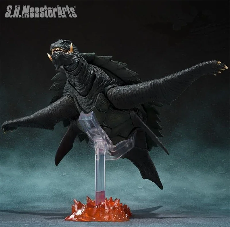 

Оригинальная Аниме Фигурка Bandai SHM Gamela 1999 Пробуждение демона в киоте Showdown с игрушкой-монстром Gamera