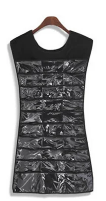 Elegant Dress-Shaped Hanging Jewelry Organizer & Storage Bag