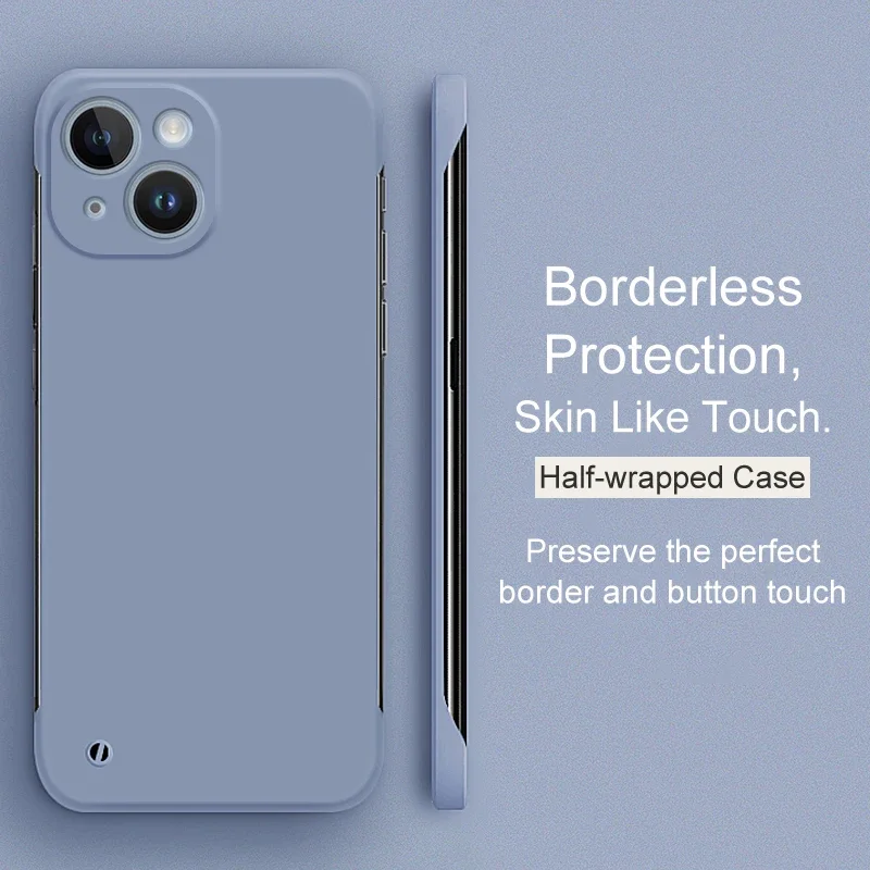 Luxury Ultra-Thin Borderless Candy Color Matte Hard Case