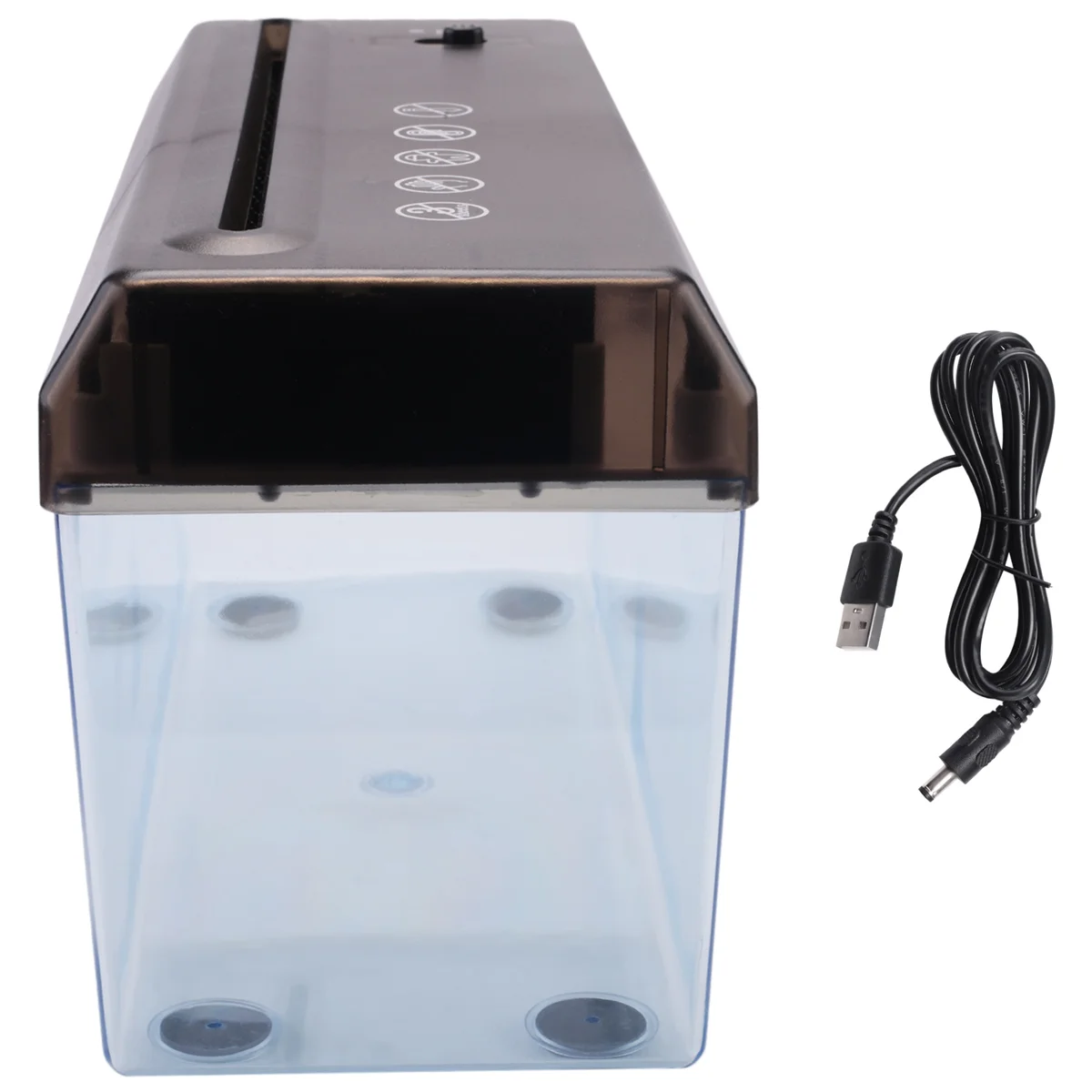 Description Picture 2 of itemUSB Electric Dual Purpose Paper Shredder Desktop Mini Financial Bill A4 Paper Shredder Paper Cutter For Home Office