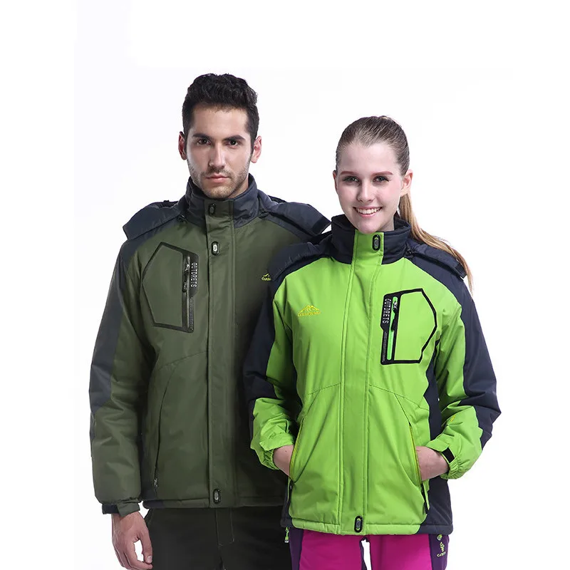 

L-8XL Mens Waterproof Windpoof Jackets Men Woolen Autumn Winter Warm Jacket Coats Male Brand Clothing Plus Size Fleece Hoodies