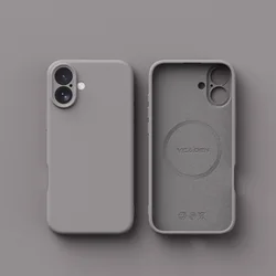 Liquid Silicone Magnetic Phone Case and Cover Accessories - iPhone 12 Pro Max (GRAY)
