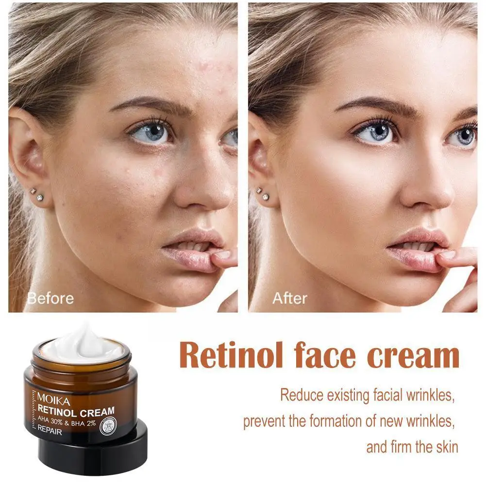 

Крем для лица Retinol против морщин, омолаживающий отбеливающий подтягивающий укрепляющий крем для лица, увлажняющий крем для лица корейского ухода за кожей R4Y4