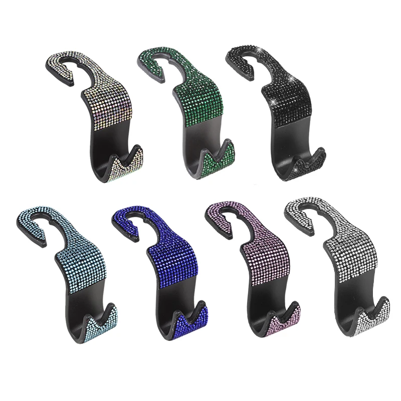 

1 шт. Универсальный Автомобильный бриллиантовый подвесной держатель, автомобильная вешалка для хранения, аксессуары для интерьера