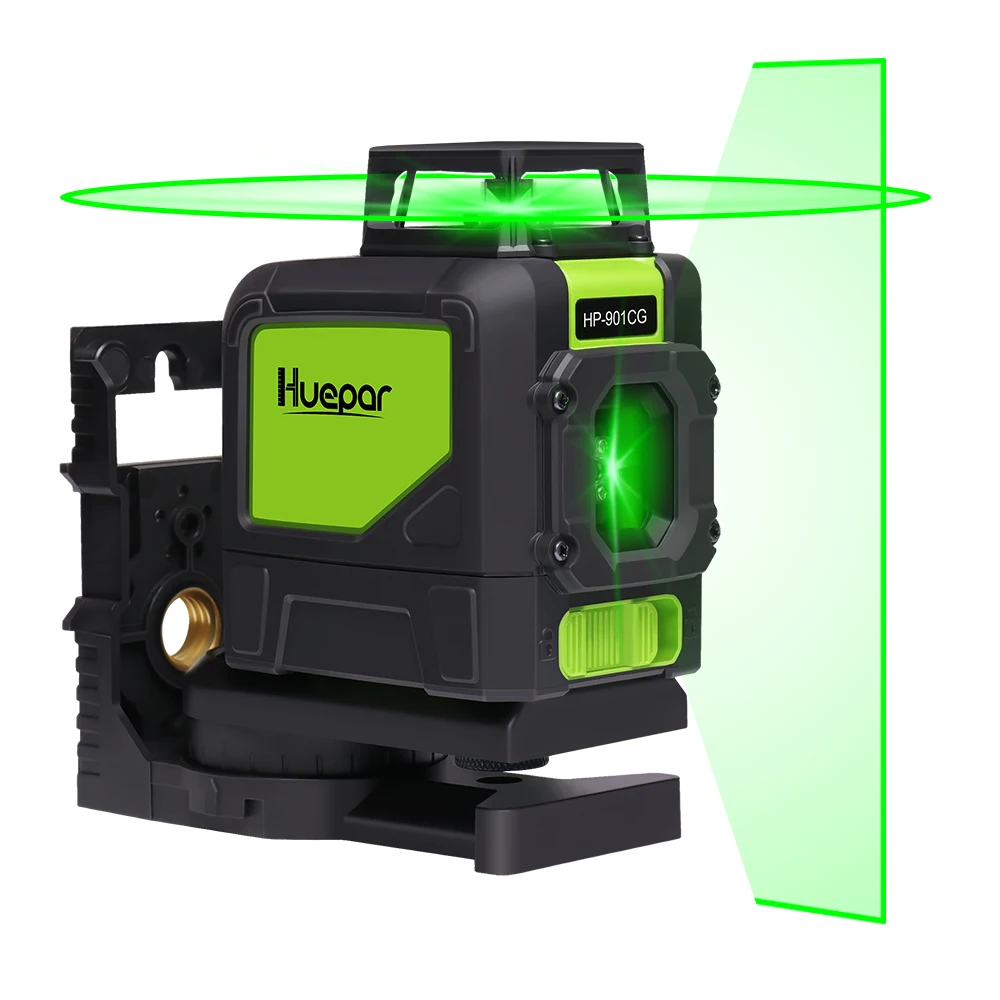 

Huepar 902CG Laser Level Cross Line Auto Self-Leveling Construction Digital LCD Screen Multifunction