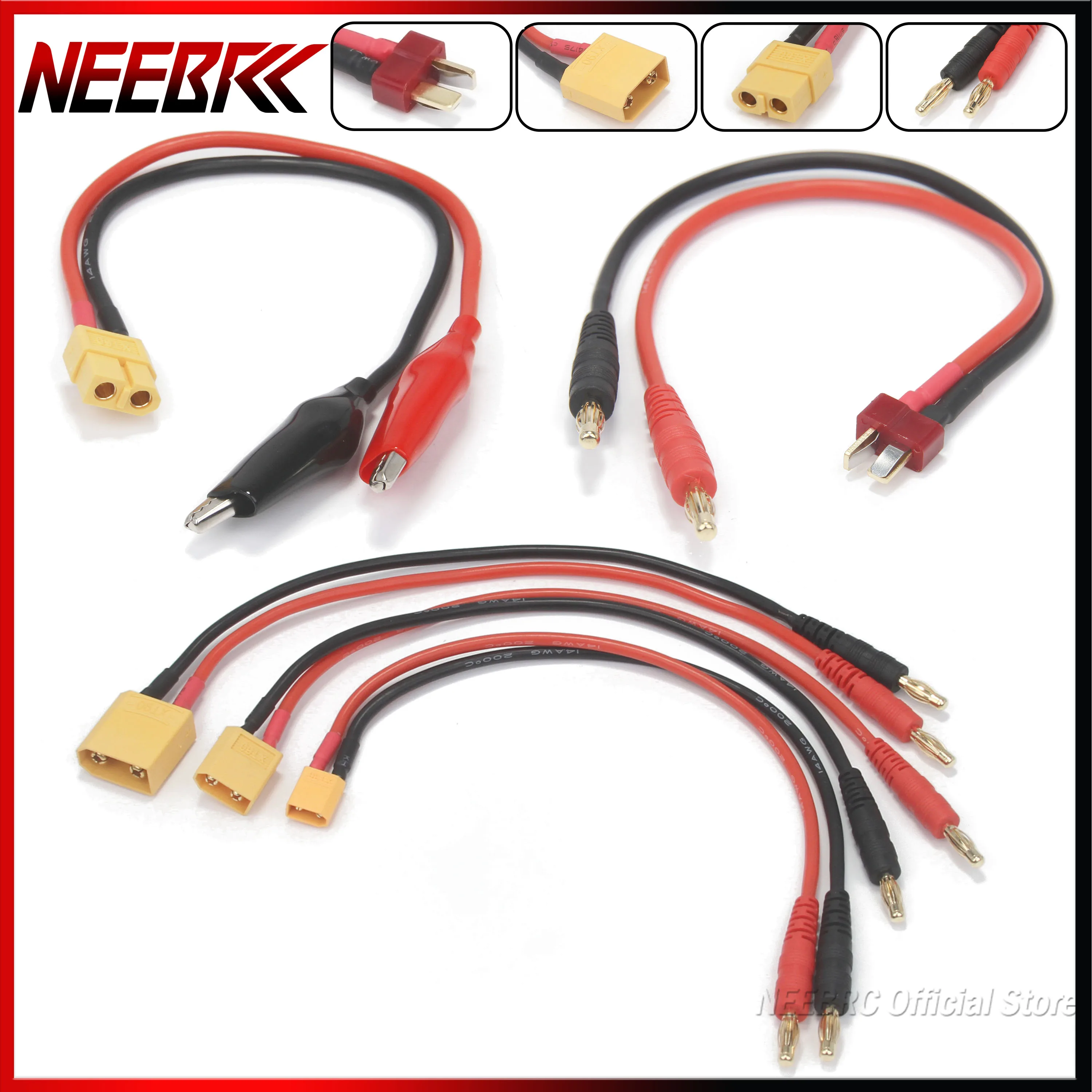 RCMultiBatteryChargerAdapterConverterCable4.0mmBanana/T/XT30/XT60/XT90AlligatorClipsPlugforIMAXB6B6ACModelCar-AliExpress