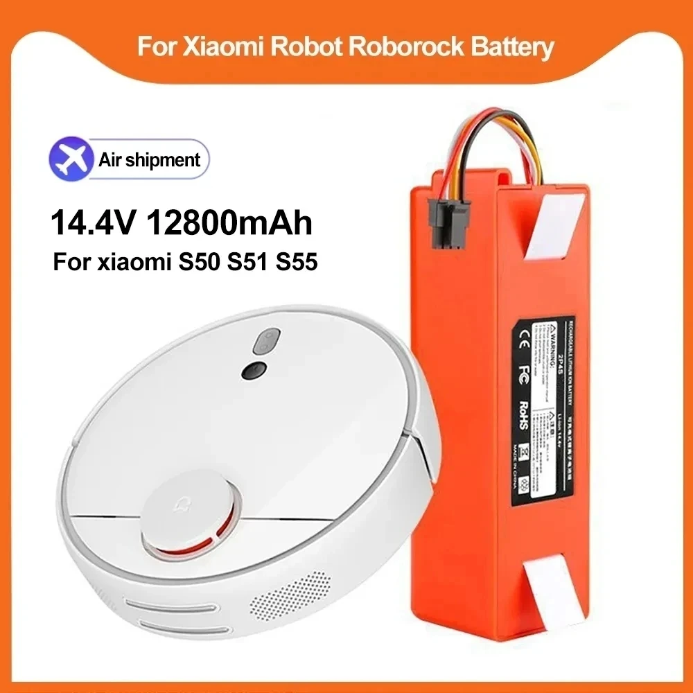 

Оригинальный оригинальный запасной аккумулятор для Xiaomi Roborock S50 S51 S55, оригинальный запасной аккумулятор 14,4 В, литий-ионный аккумулятор оригинального поколения