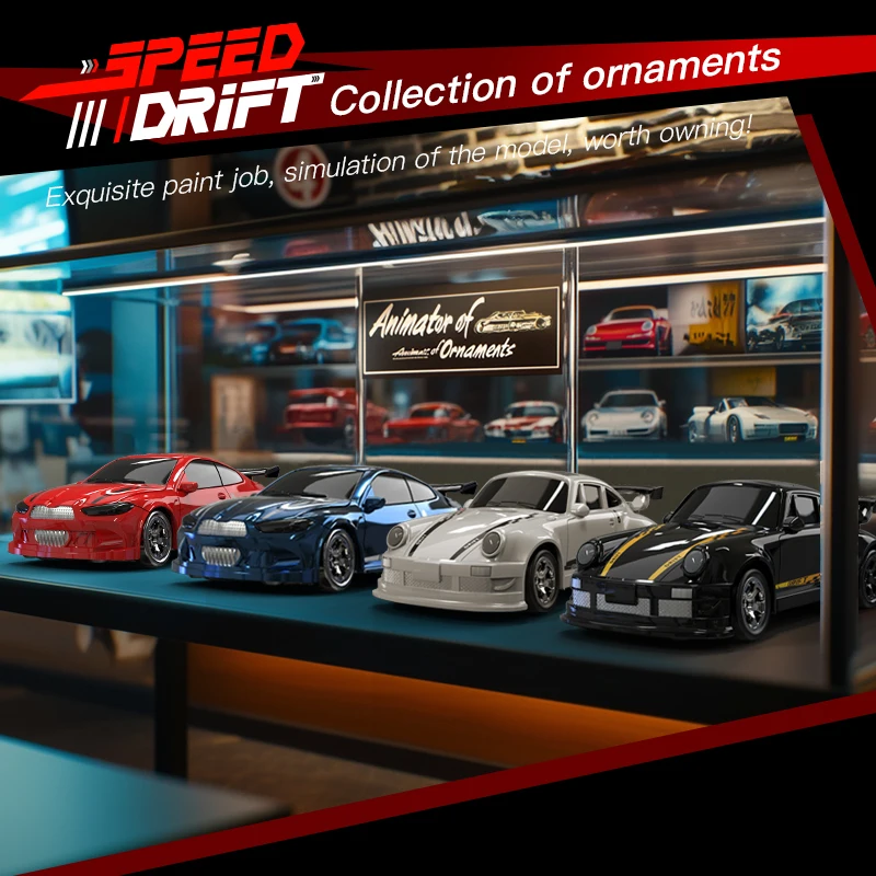 The new 2025 KF20 1:64 drift remote control car, a full-size desktop racing toy, 4WD remote control car, a perfect gift for boys 6