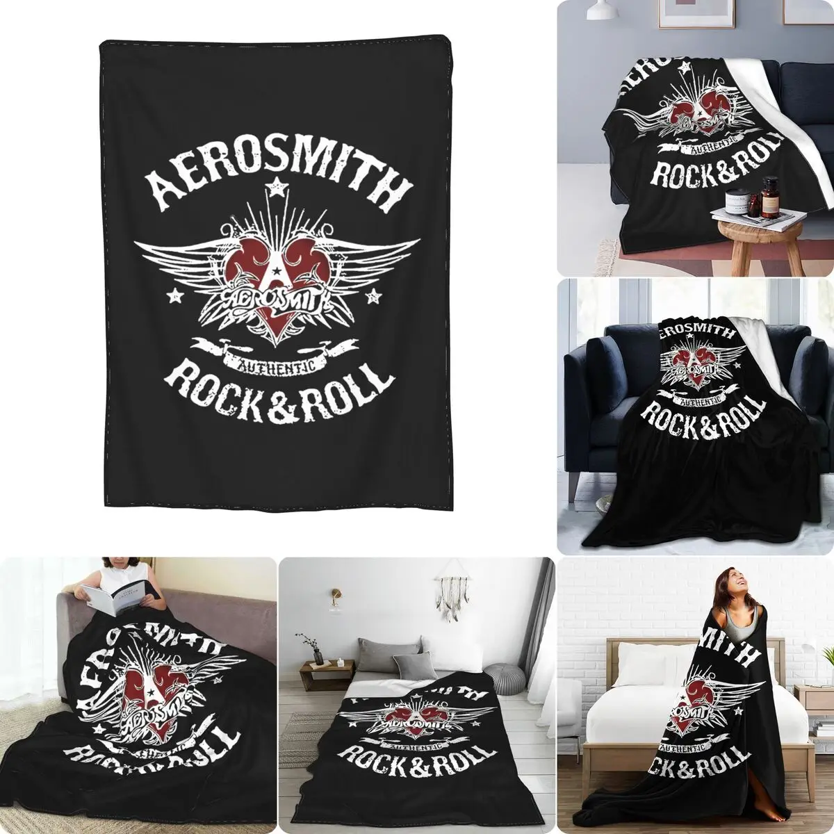 Ультра-мягкий флисовый чехол на диван Aerosmith Deuces Are Wild Tour Dates 2019 Лас-Вегас | Дом и сад