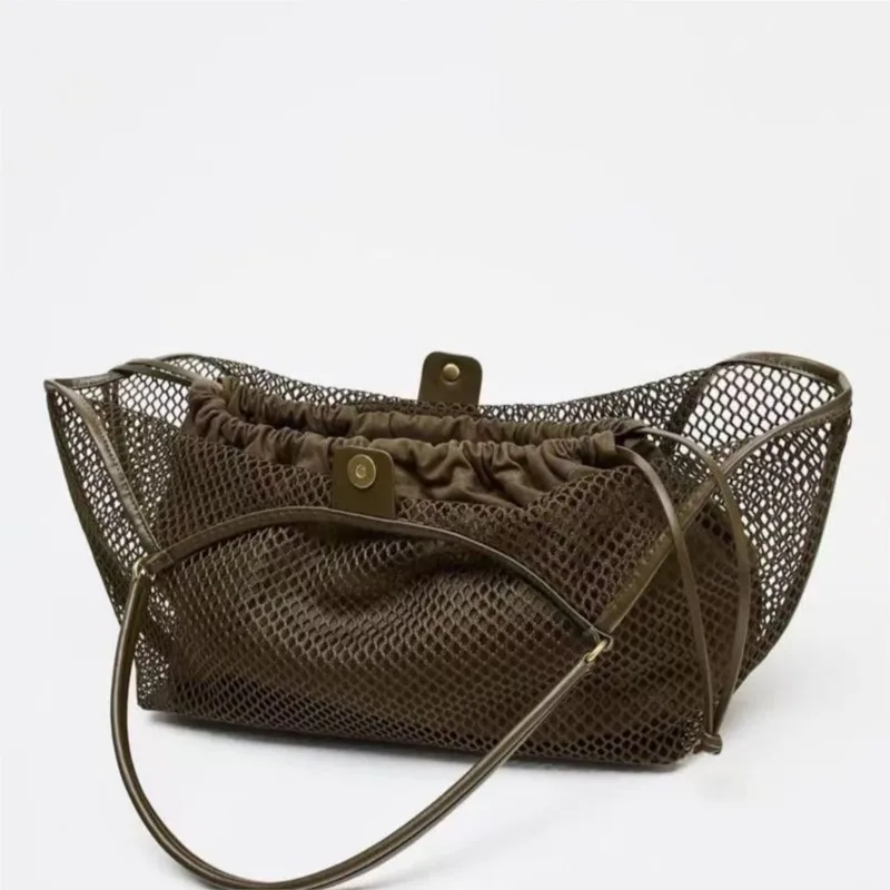 JIAERDI PU Leather Wing Tote Bag Women Hollow Luxury Large Capacity Shoulder Bag Ladies Vacation  Commuter Roomy Cluth Bag 2025