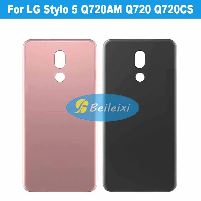 

For LG Stylo 5 / Stylo 5+ Q720 Q720CS Q720QM6 Q720MS Q720QM Battery Back Cover Door Housing Case Protective Durable Back Cover