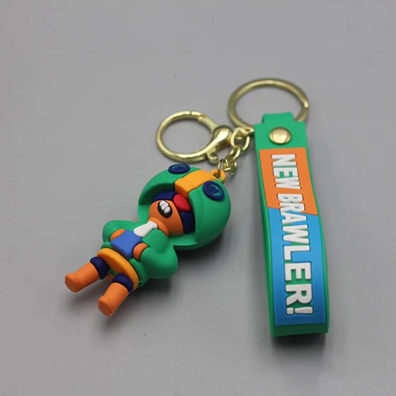 Brawl Anime Story Cartoon Keychains Cute Creative Keychains Accessories School Bags Dolls Car Pendants Small Gifts plush keychain key chain bunny keychain balloon dog keychain backpack decoration