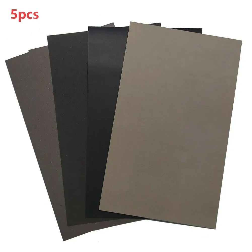 Water Sandpaper Papers 2000 2500 3000 5000 7000 Grit Mixed Wet Dry 9x3.6 Inch Silicon Carbide 5pcs