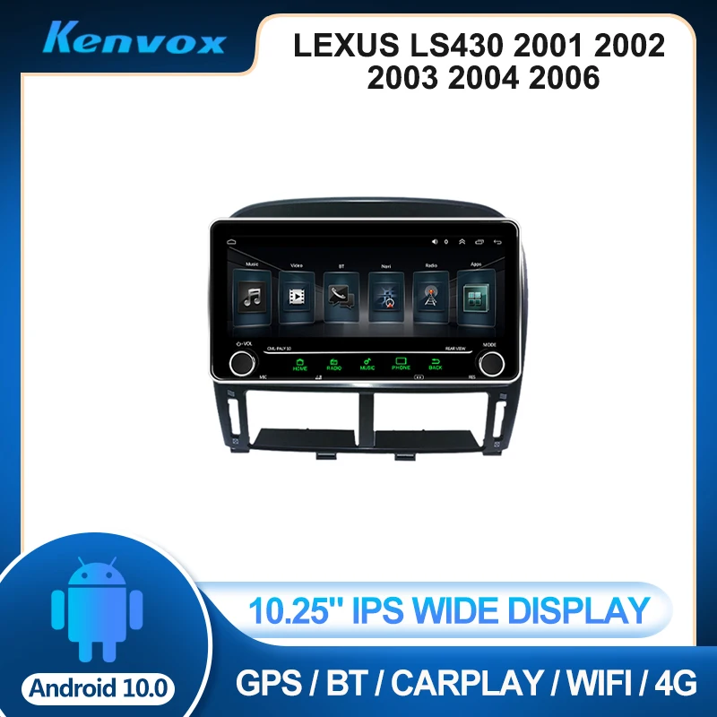 1025AndroidCarRadioForLEXUSLS4302001200220032006GPS