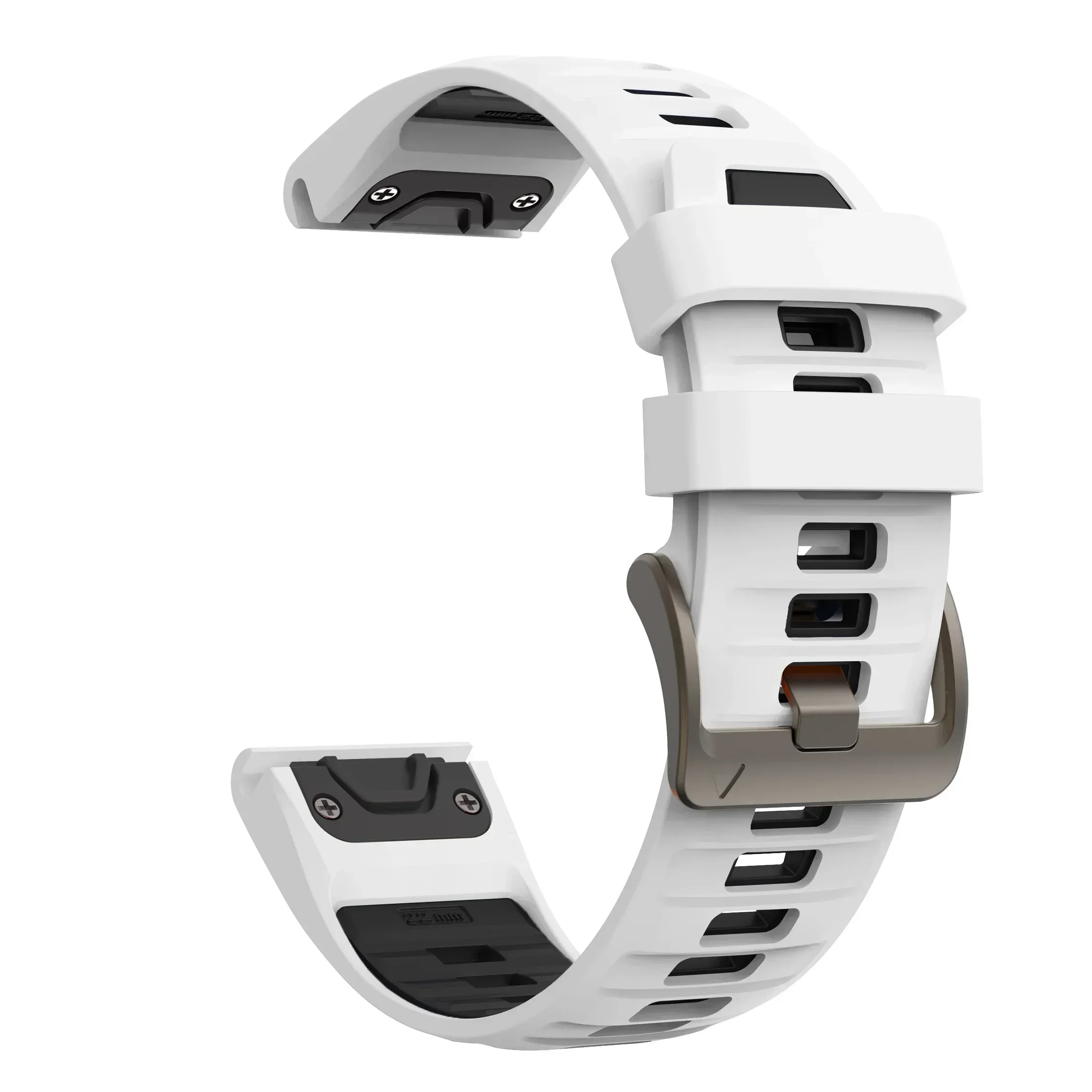 Quick Fit Silicone Strap - Versatile Watchband Bracelet in 22-26mm Sizes