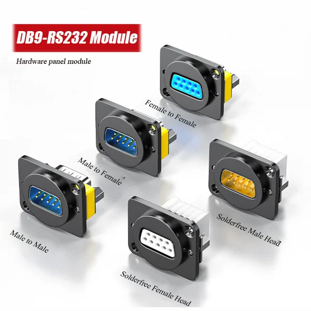 4 Adattatori DB9 RS232 Senza Saldatura - Connettori Femmina 9 Pin Per Breakout - Foto 6