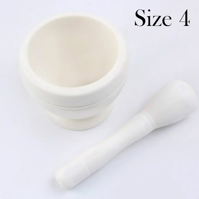 Premium Resin Mortar and Pestle for Herb & Spice Grinding - Kitchen Tool and Crusher Bowl