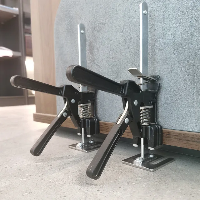Outil de levage bras permettant d'économiser du travail panneau de porte cloisons sèches armoire de levage panneau lève-carreaux ajusteur de hauteur outils d'ascenseur hauteur re 1