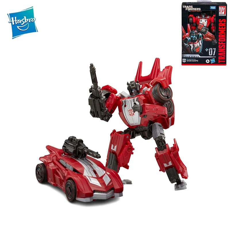 

В наличии Оригинальные фигурки Hasbro Трансформеры Studio Series WFC07 Sideswipe Аниме фигурки модели игрушки