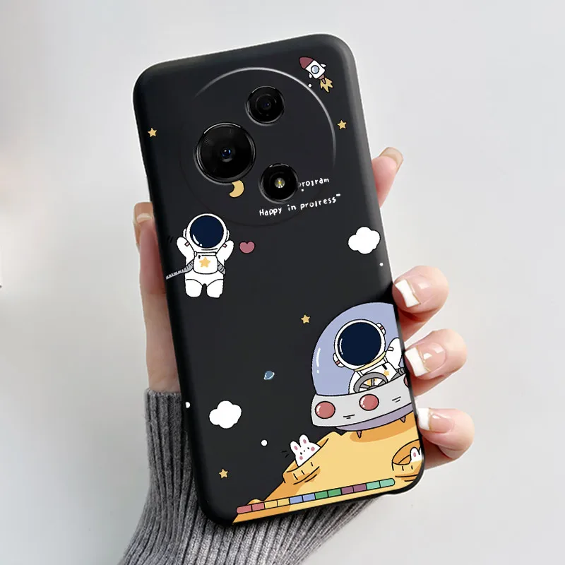 Aesthetic Cute Cat Soft Silicone Black Protective Phone Case Cover