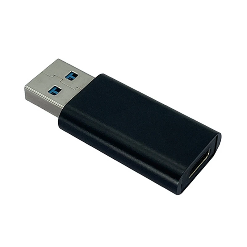 2Pcs USB Data Blocker USB-C To USB-A Data Blocker Protect Against Juice Jacking Support Quick Charge Stop Data Theft 3