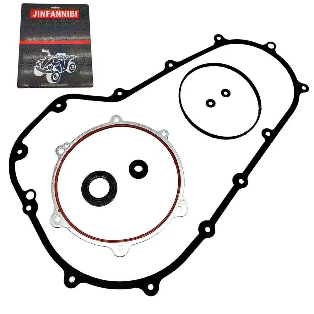 Clutch Primary Cover Gasket Kit for Harley Davidson Electra Glide Ultra Limited FLHT Touring Road King Electra Glide Dyna 07-17 very durable chinese supply motor rsd derby timing timer cover for harley road king electra glide softail