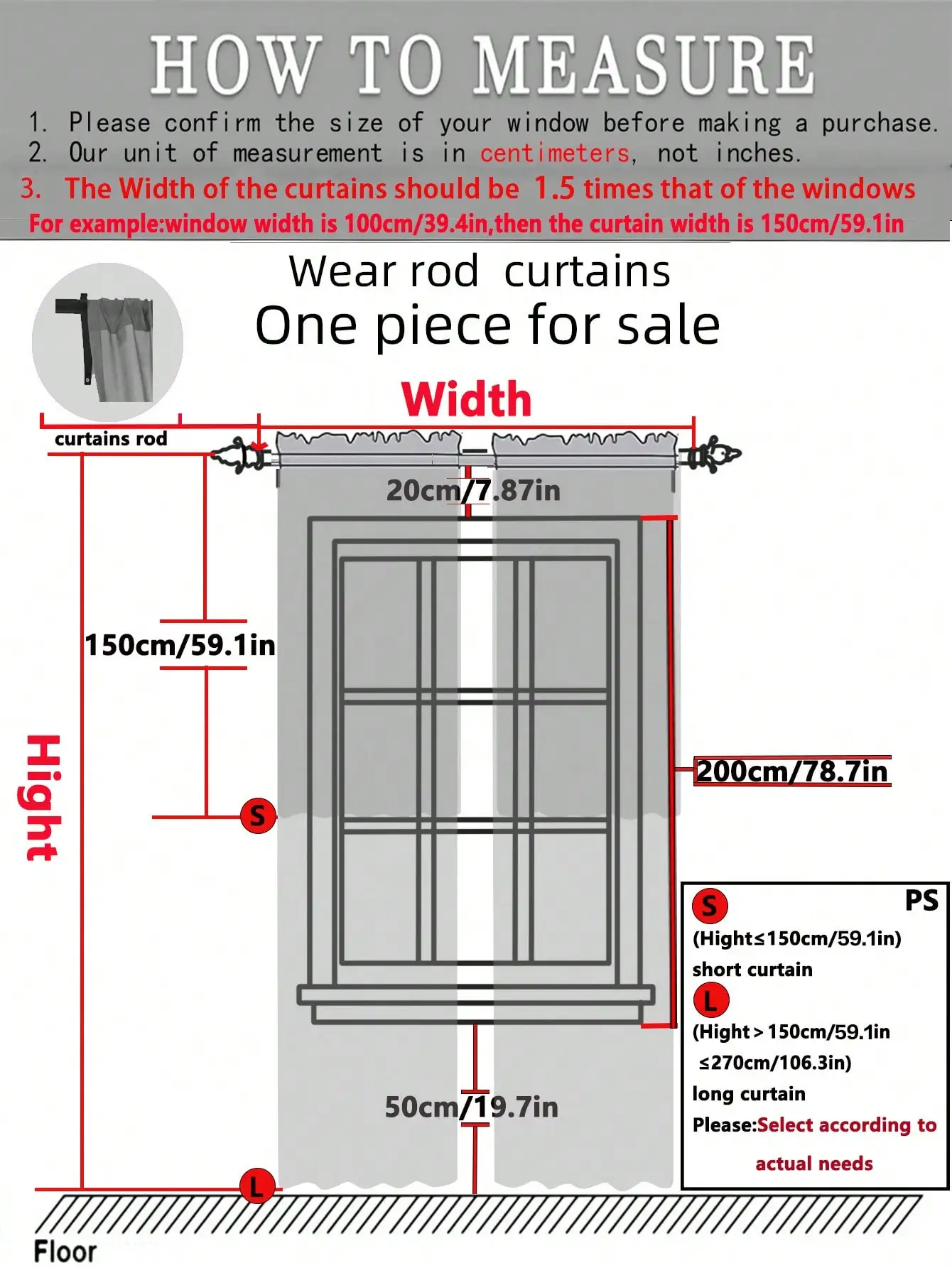 1pc Floral Lace Decorated Door Curtain, Curtains for Living Room, Bedroom, Balcony, Curtains with Rod Pocket 2