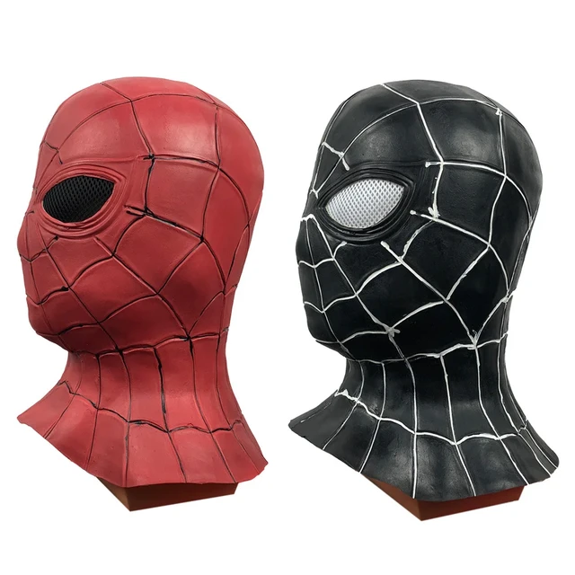 Máscara de Spiderman de Los Vengadores, casco de PVC, máscaras para niño,  fiesta de Halloween - AliExpress