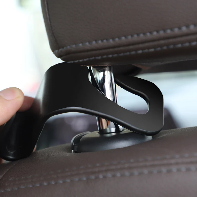 2Pcs Car Interior Portable Seat Back Hooks For Peugeot 207 308 208 407 107 3008 406 408 807 607 508 5008 108 205 106 4008 301