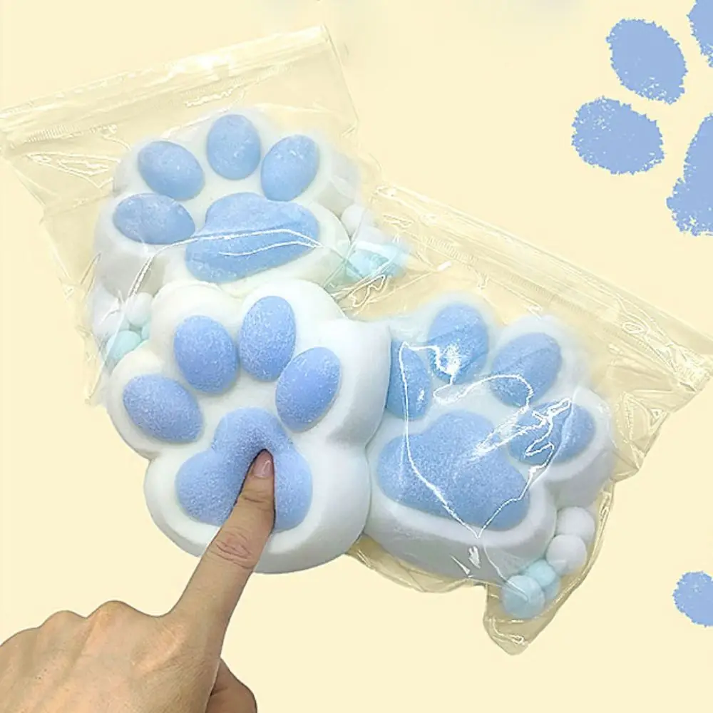 Big Taba Squish Antistress Sticky Cat Foot Pich Toys for Kids Decompression Mochi Squishy Paws Stress Relief Fidget Toys Adult 2