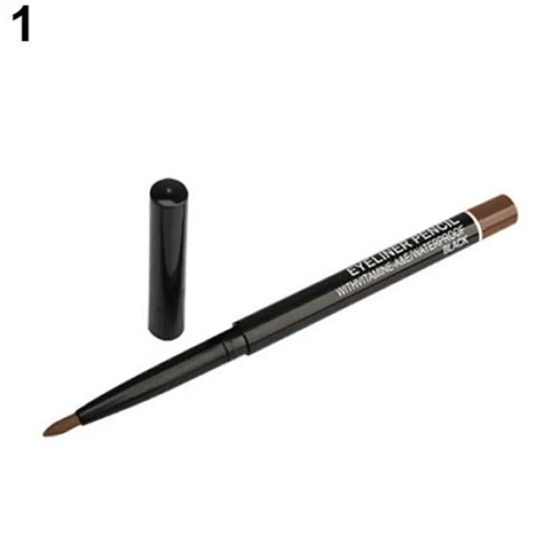 Black Brown Natural Eye Liner Make Up Eyeliner Pencil Waterproof Long Lasting Eyebrow Beauty Pen Cosmetics 1PC