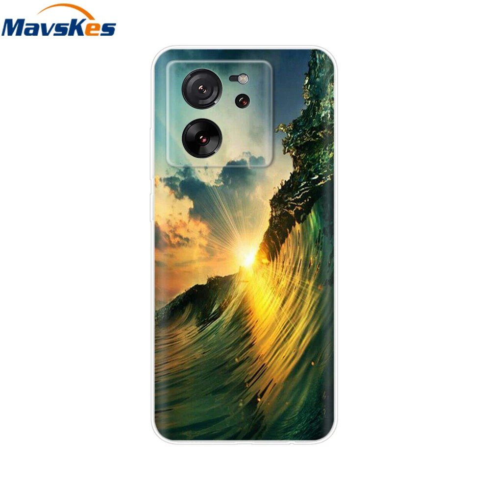For Xiaomi 13T Pro Case 13 T Soft Clear TPU Lovely Silicone Back Cover for Xiomi 13T Fundas Transparent For Xiaomi 13T Pro Coque 6