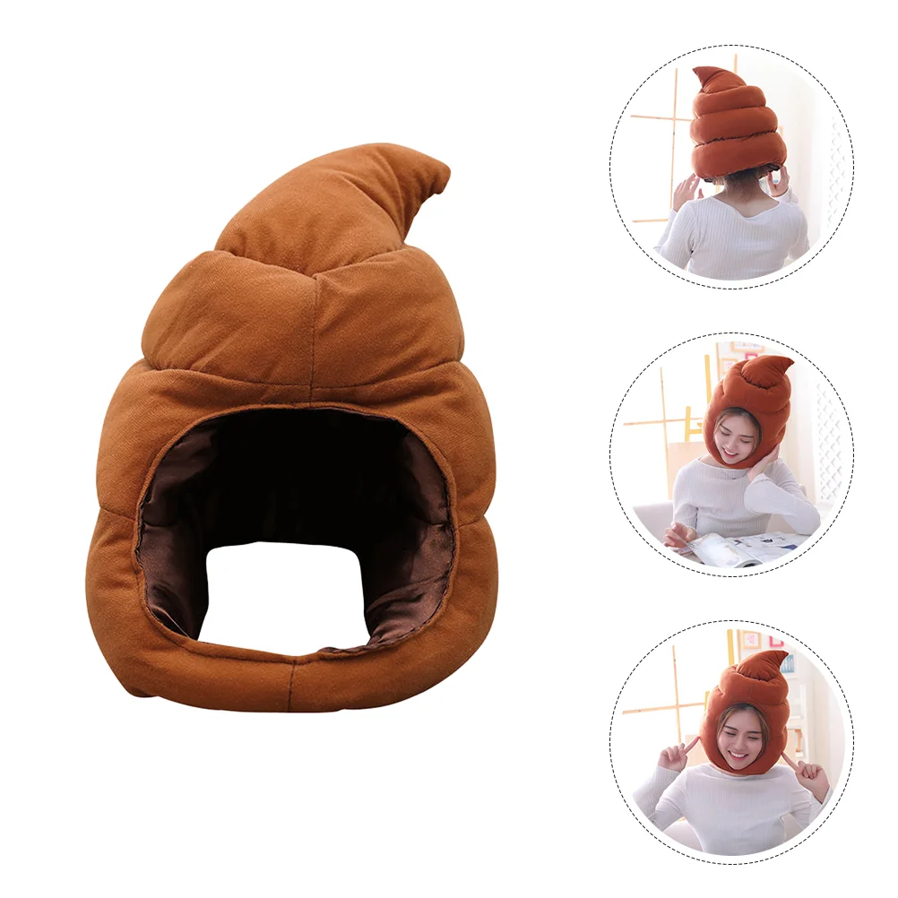 

Novelty Costume Hat Funny Carnival Poop Hat Halloween Themed Party Cosplay Cap