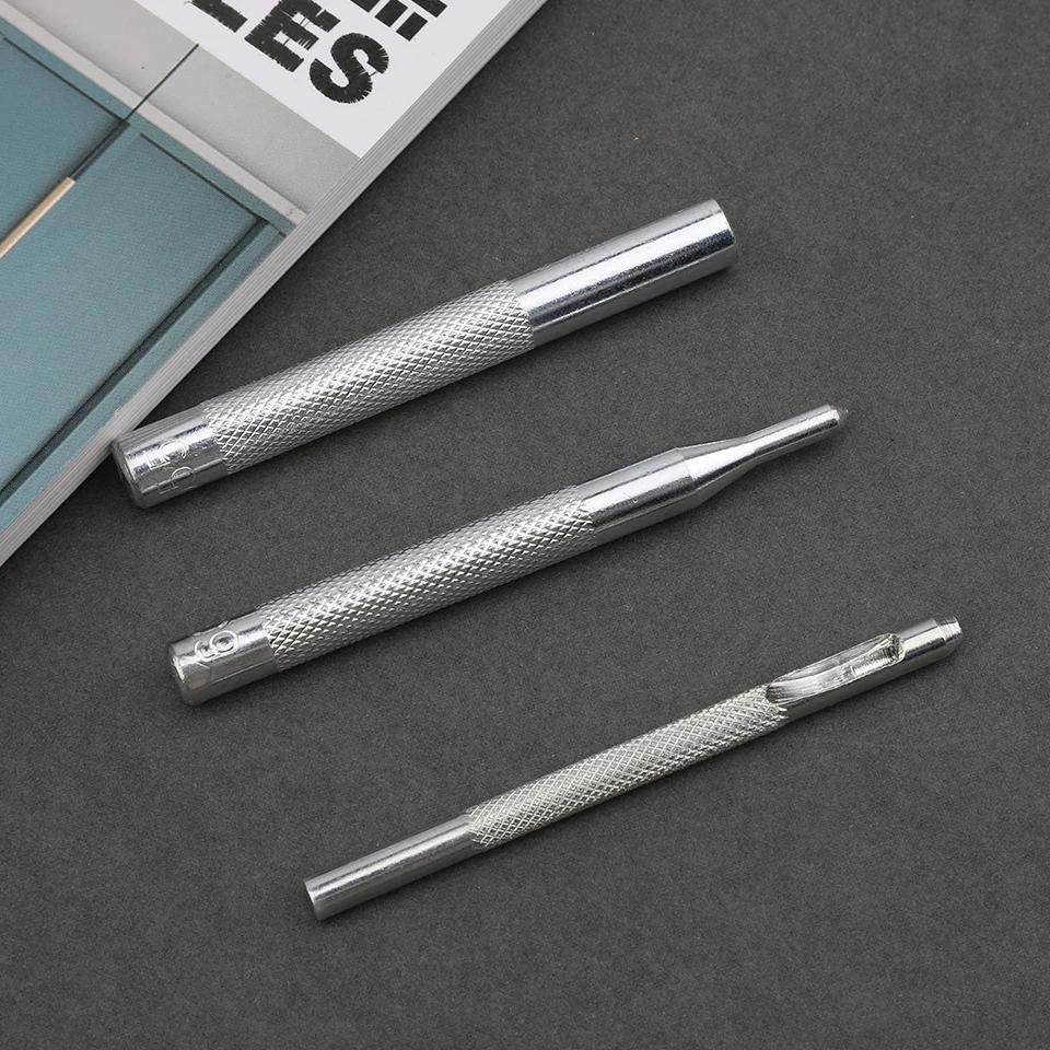 Leather craft tools leather hardware LMDZ Leather Snap Fasteners Kit Metal Button Snaps Press Studs Installation Tools Clothing Leather Jacket Jeans Wear