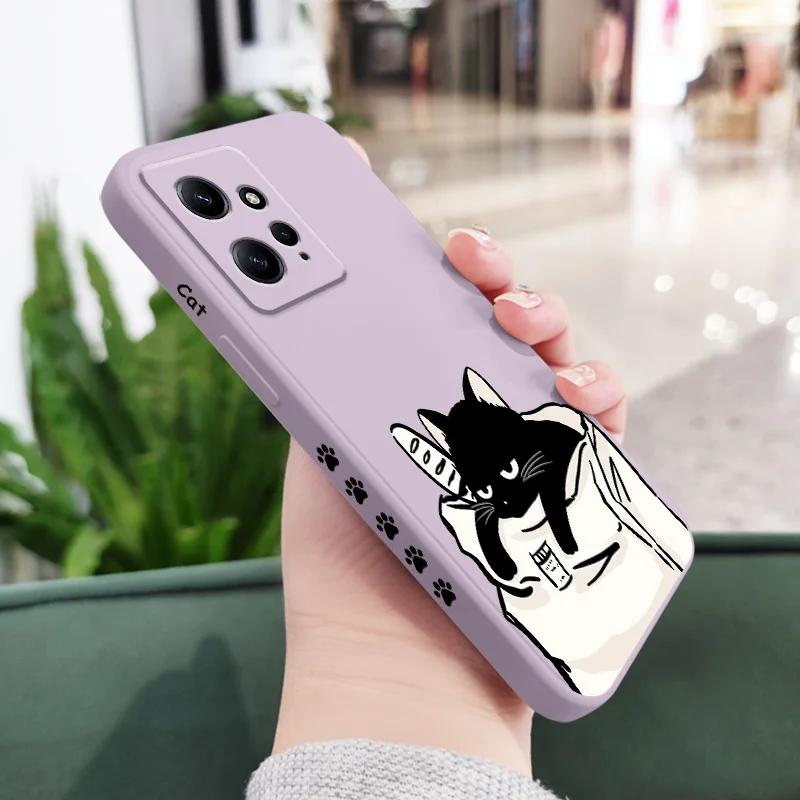 Bread Cat Liquid Silicone Phone Case - Soft and Durable Cover