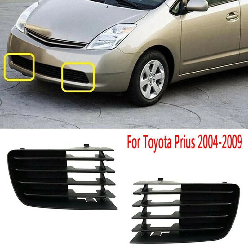 

1 пара противотуманных фар, крышка отверстия нижней решетки автомобиля для Toyota Prius 2004-2009 53112-47020 53112-47030