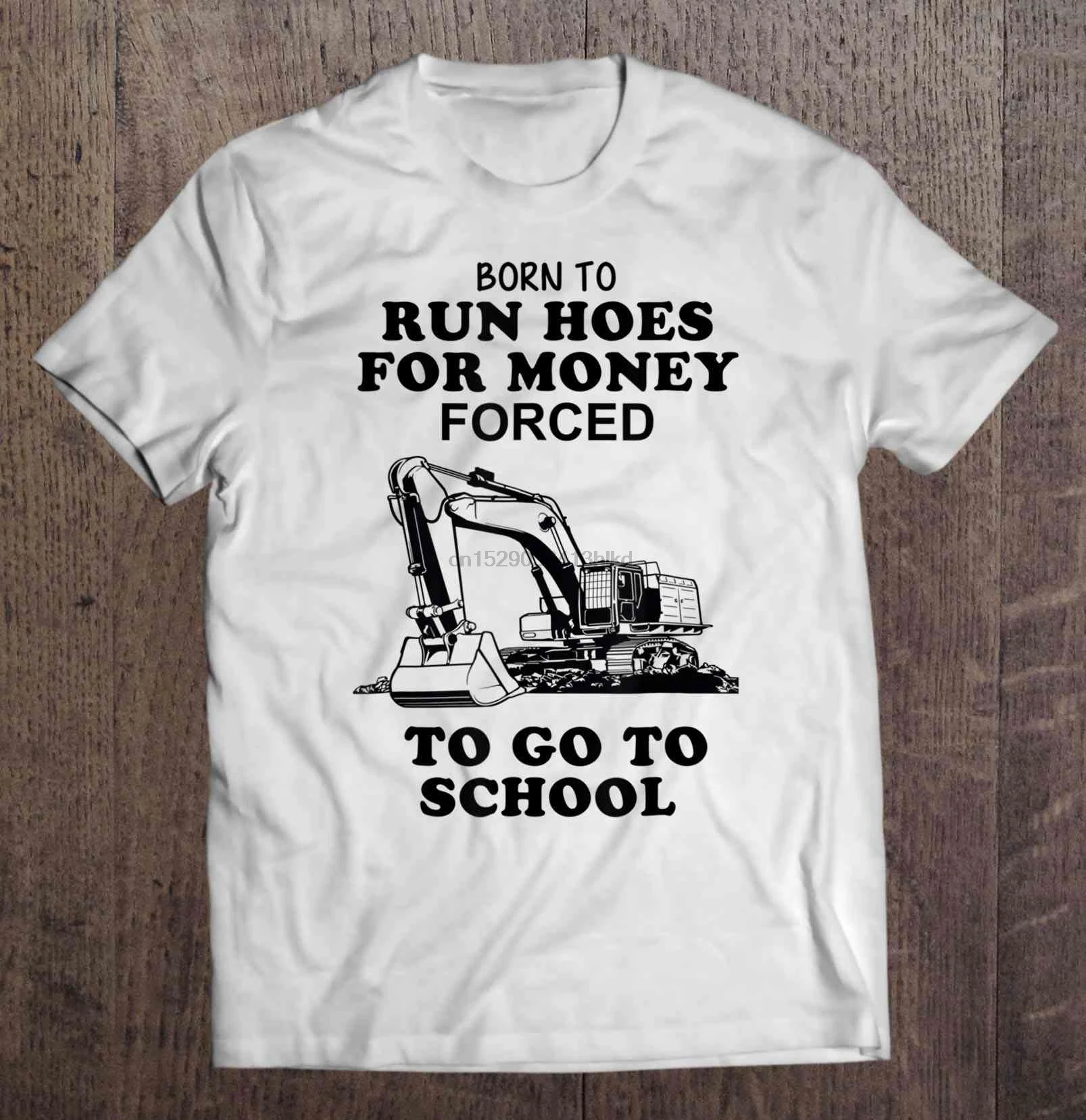 Мужская футболка с надписью Born To Run Hoes вынужденная идти в школу тяжелая