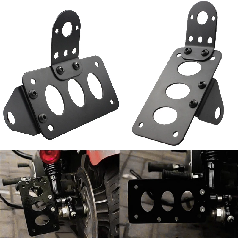 

Для Harley CNC алюминиевая рама для мотоциклетного номерного знака в стиле ретро с боковым креплением