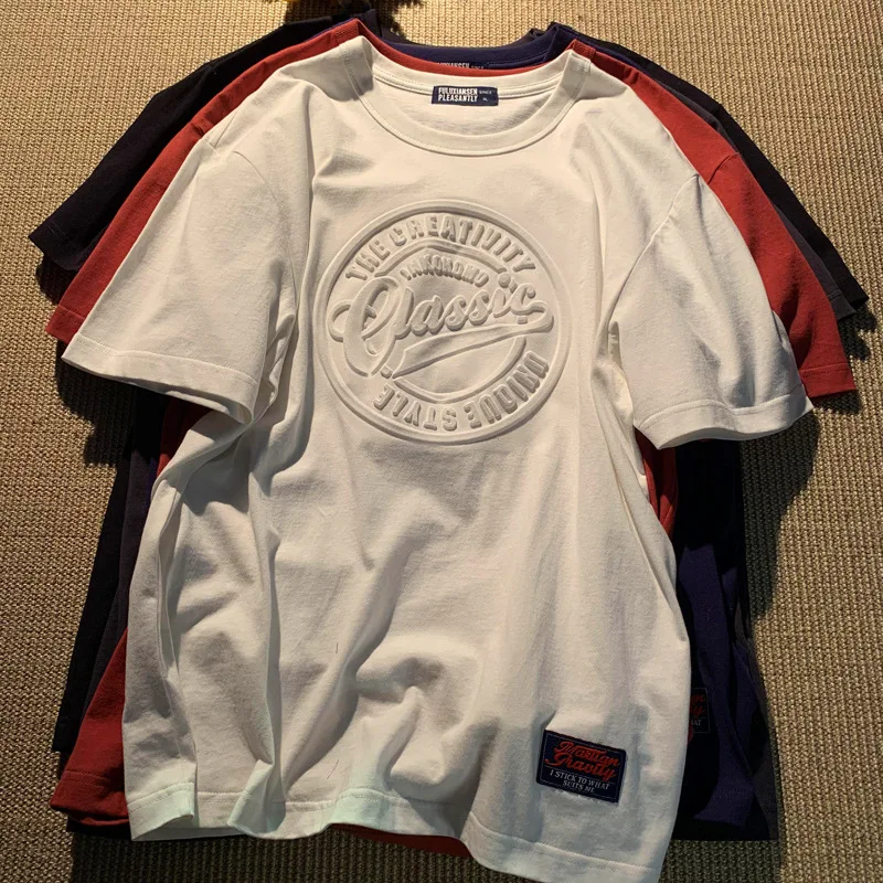Vintage 3D Print T-Shirt Back View