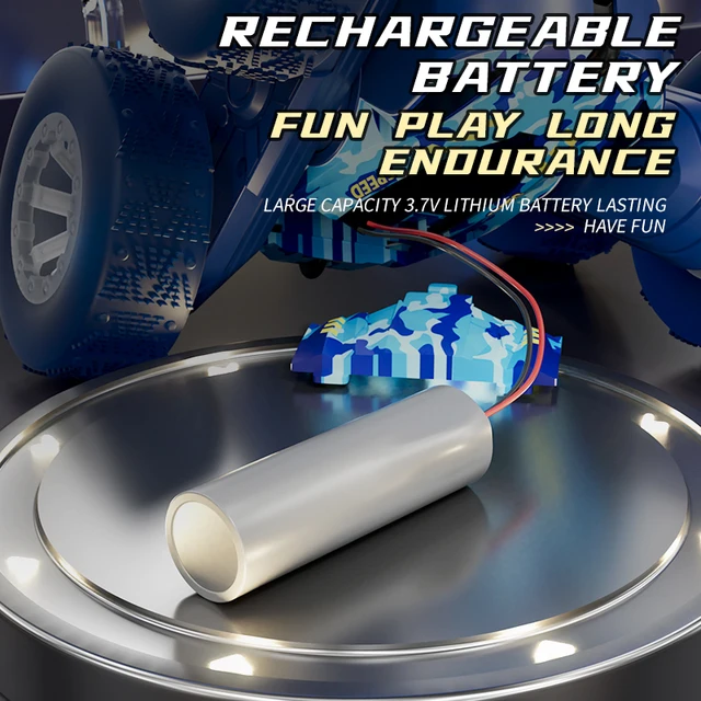 Remote Control Car Double Sided 360°Rotating 4WD RC Car with Headlight 2.4GHz Electric Off-Road Stunt Car Toy Cars Birthday Gift 6