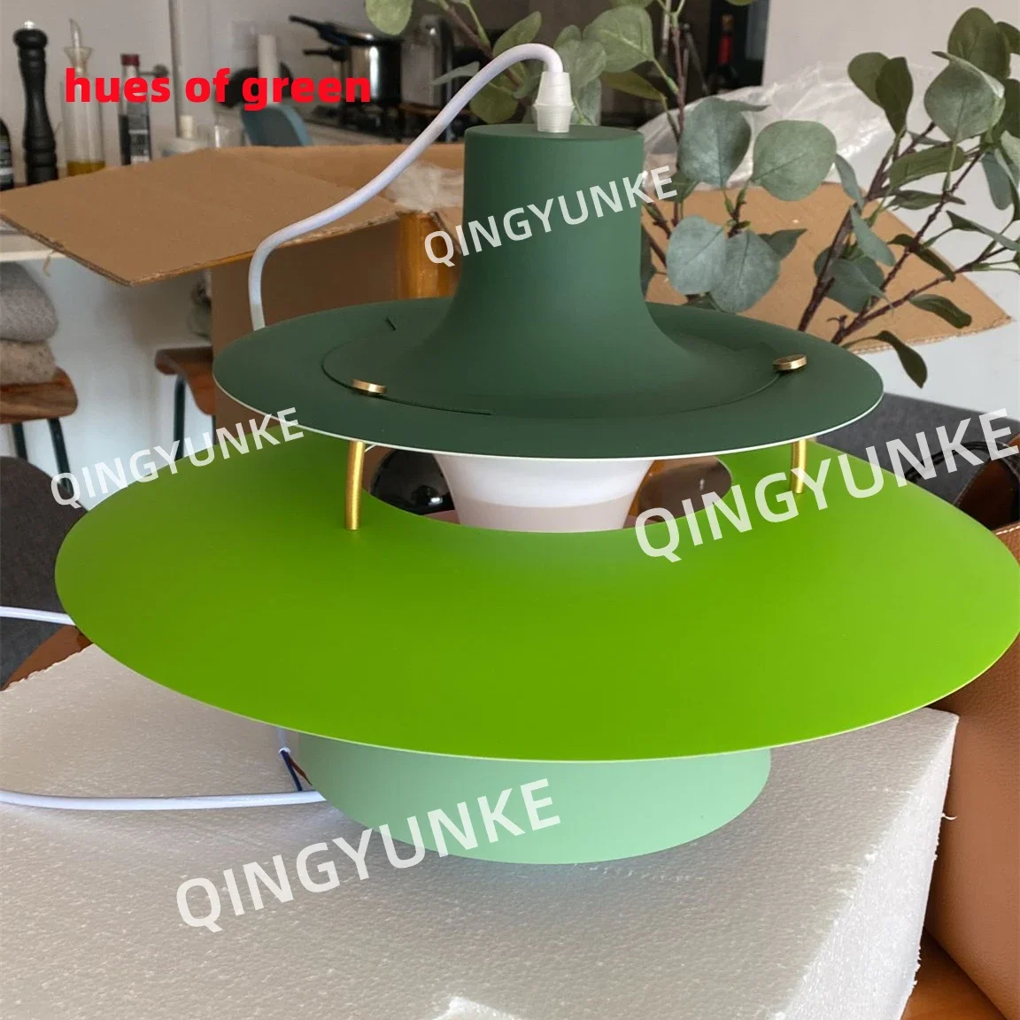 Danish Design Pendant Light High Quality Umbrella Led Hanging Lamp Live Room Loui Lustre Kitchen Paulsen UFO 50 Color Droplight 6