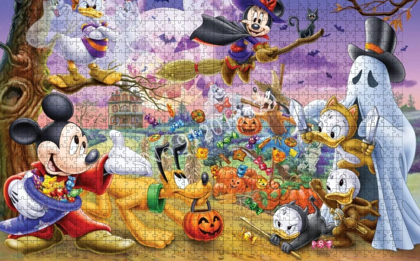 500 Piece Jigsaw Puzzle Disney Mickey's Bakery Shop (35 x 49cm)