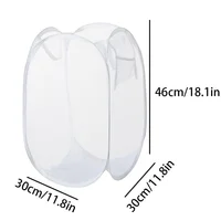 Folding Dirty Laundry Sorting Basket Washing Frame Bathroom Cloth Mesh Storage Bag Frame Bucket Laundry Organizers Storage Pouch 4