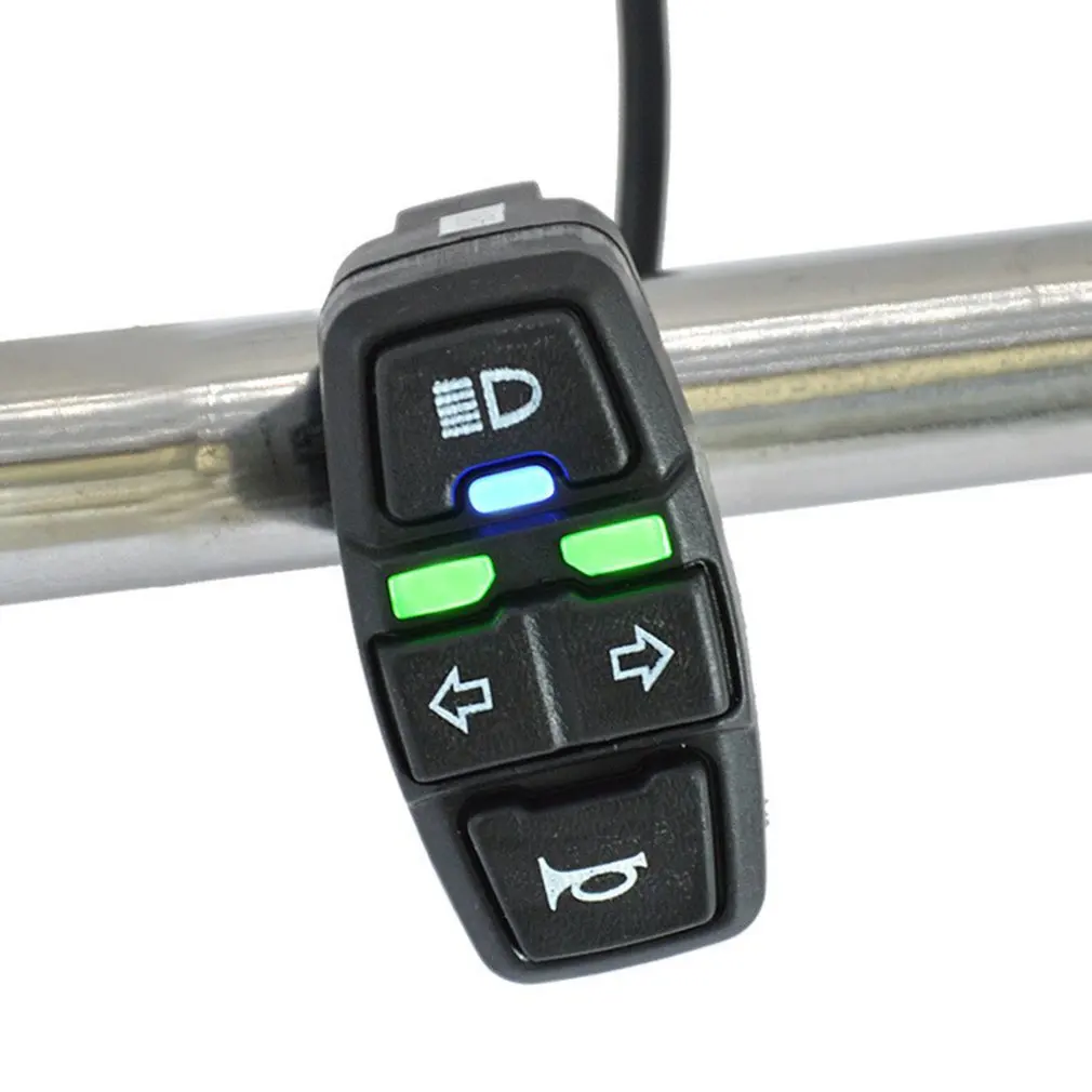 Light Switch Ebike Electric Bike Scooter Lamp Horn Switch For