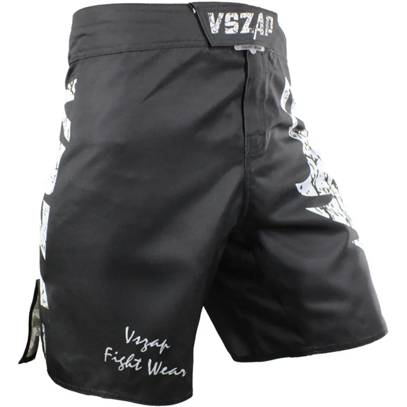 VSZAP-Muay Thai Explosion Fighting Wolf Shorts for Men Durable Fabrics Elastic Crotch Mma Shorts