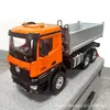 Huina 1598 1/14 Full Scale Lighting 14 Channel Alloy Remote Control Dump Truck Engineering Transport Vehicle Children Toy Gift 3