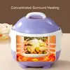 Multifunction 0.8L Automatic Electric Stew Pot Reservable Timing Slow cooker Ceramic liner Stew congee Soup baby food supplement 3