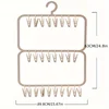 Multi-clip Sock Drying Hanger Multi-functional Detachable Dryer Rack Space Saving for Drying Underwear Towel Socks Baby Clothes 6